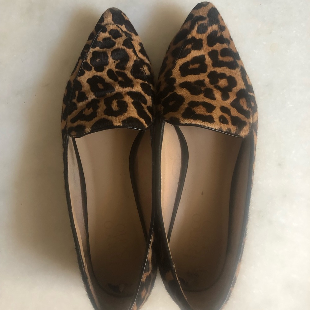 Leopard print loafers